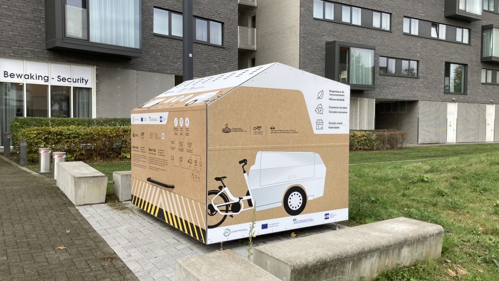Nanohub fietslogistiek cyclologistique